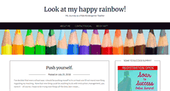 Desktop Screenshot of lookatmyhappyrainbow.com